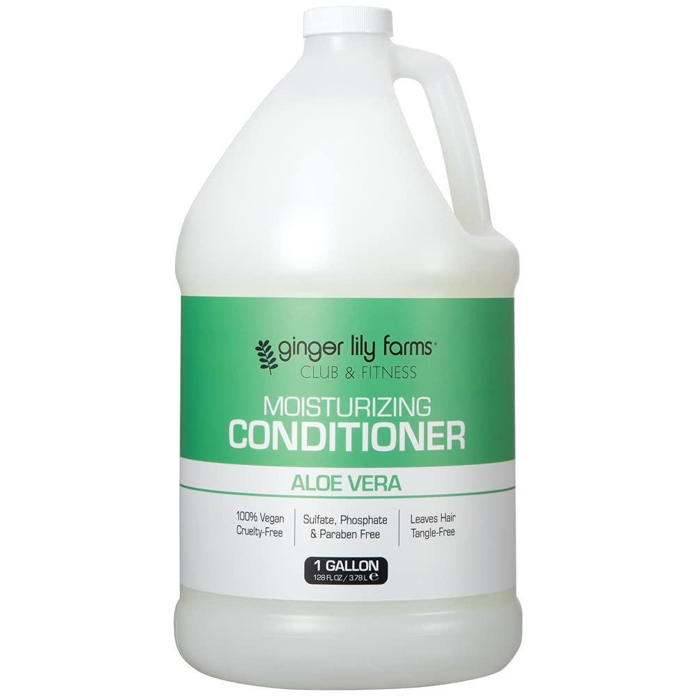 Hydrating Aloe Vera Conditioner, 100% Vegan, 1 Gallon