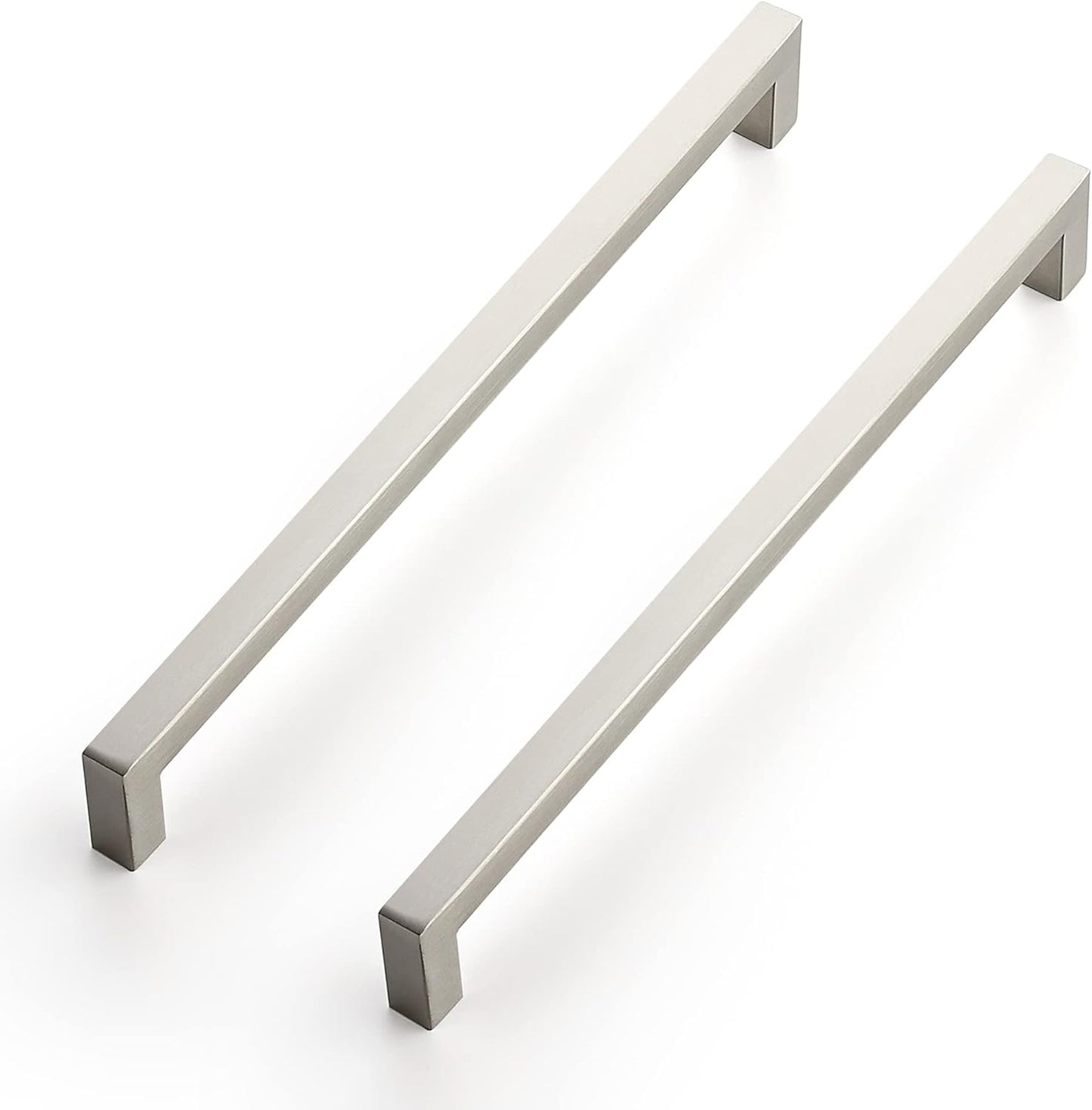 Ravinte 10 Pack 10 Inch Satin Nickel Cabinet Handles for Kitchen
