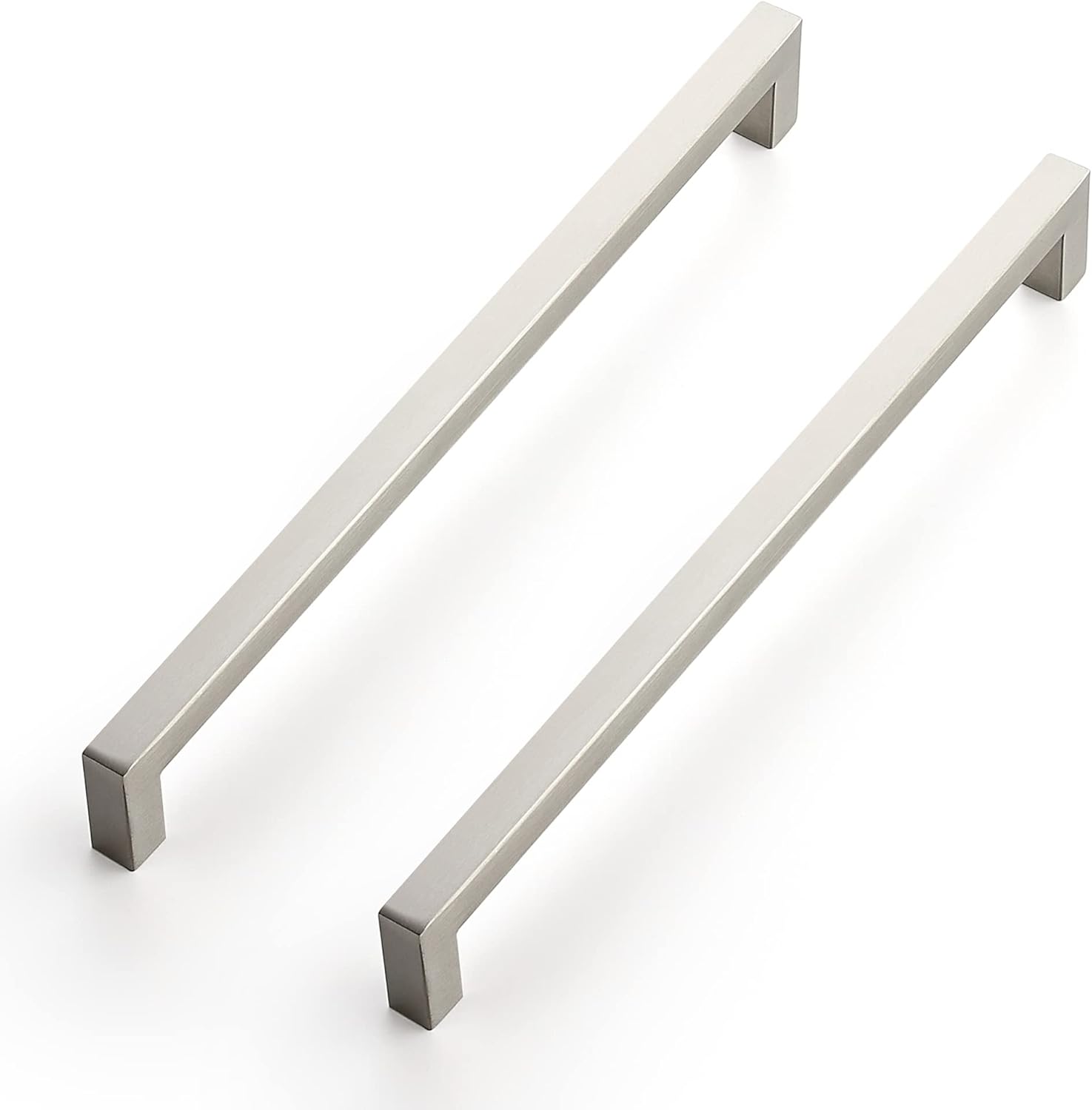 Ravinte 10 Pack 10 Inch Satin Nickel Cabinet Handles for Kitchen