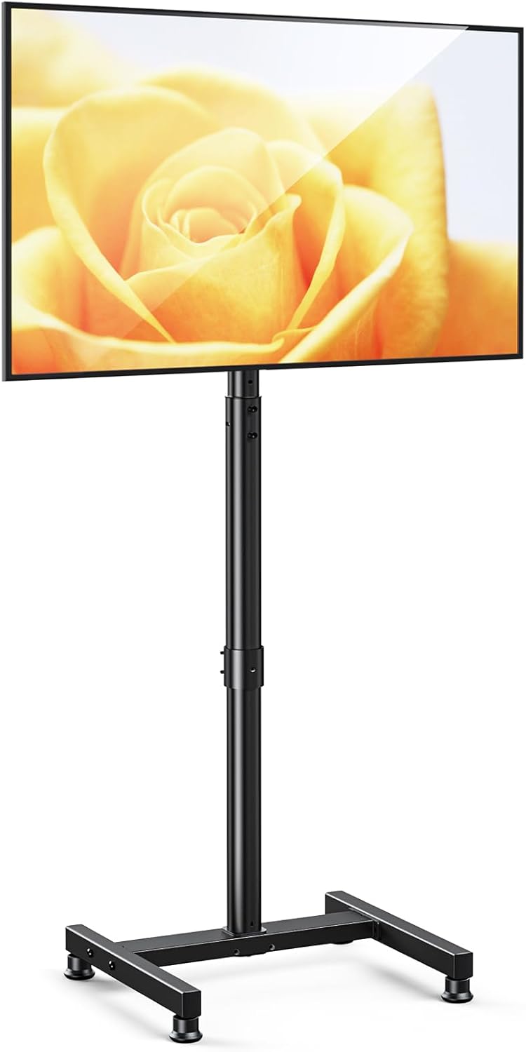 Height-Adjustable TV Stand for 13-50 TVs, Portable & Sturdy