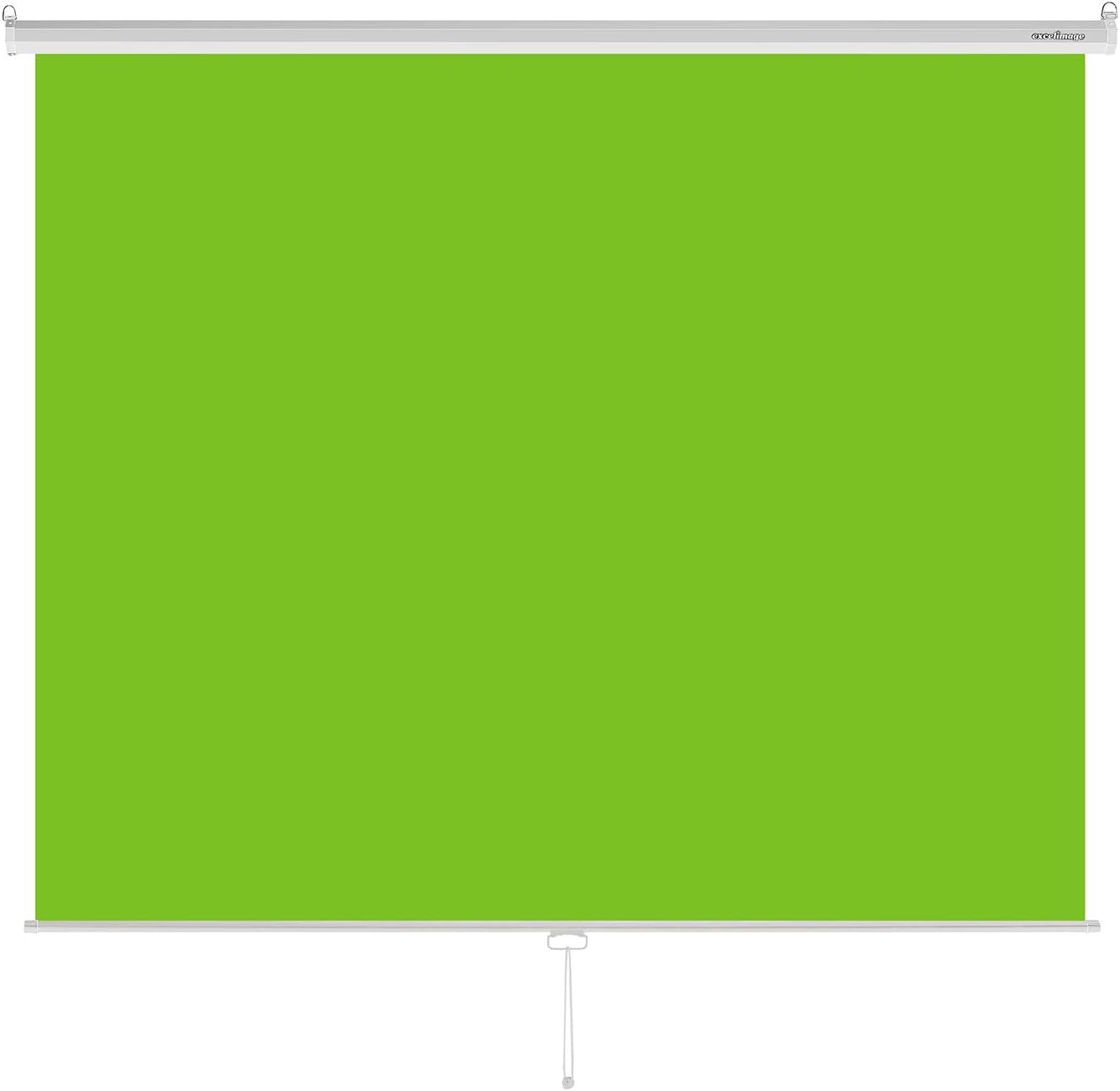 Pull-Down Green Screen Backdrop for YouTube and Gaming