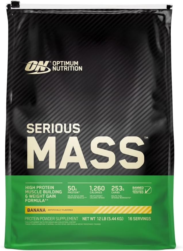 Optimum Nutrition Serious Mass Weight Gainer Protein Powder