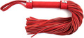 Rouge Luxury Bondage Leather H-Style Flogger in Red