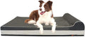 Orthopedic Memory Foam Extra Large Dog Bed with Pillow - Supportive