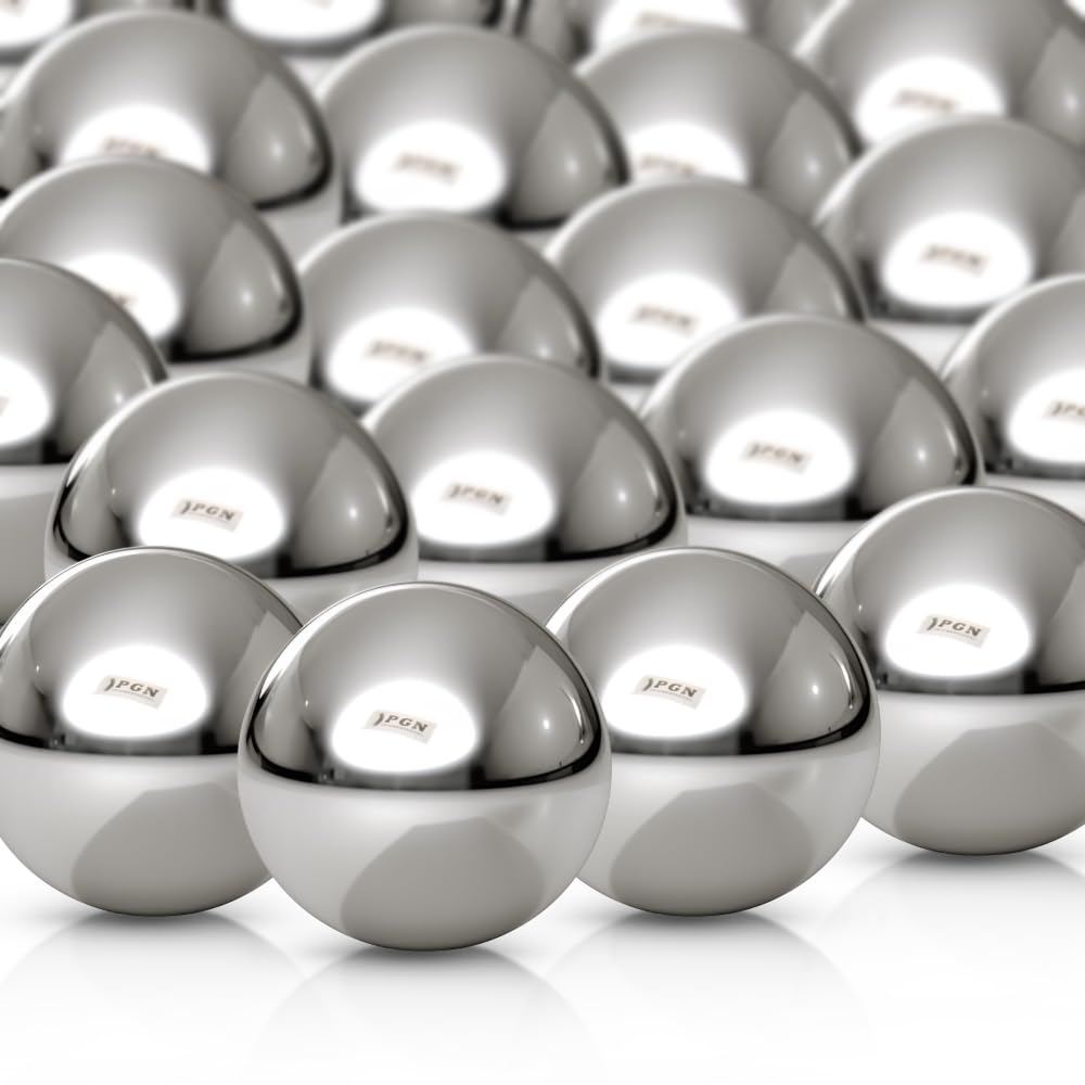 PGN 25 Pieces Pinball Replacement Steel Balls G100 for Durability