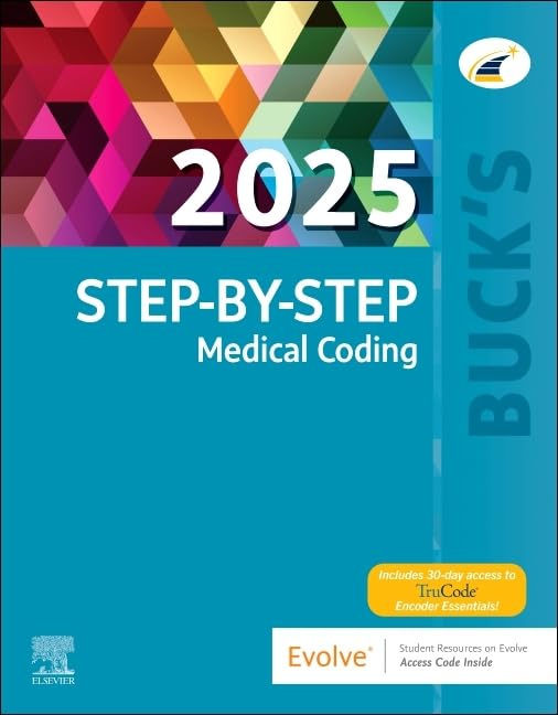 Buck's Step-by-Step Medical Coding, 2025 Edition - Comprehensive Guide