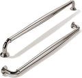 12 in Polished Nickel Cabinet Pulls 5-Pack - Heavy Duty Solid Handles