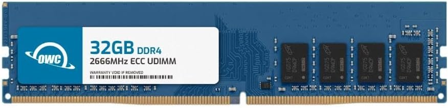 OWC 32GB DDR4 2666MHz ECC Unbuffered Memory Upgrade for PCs
