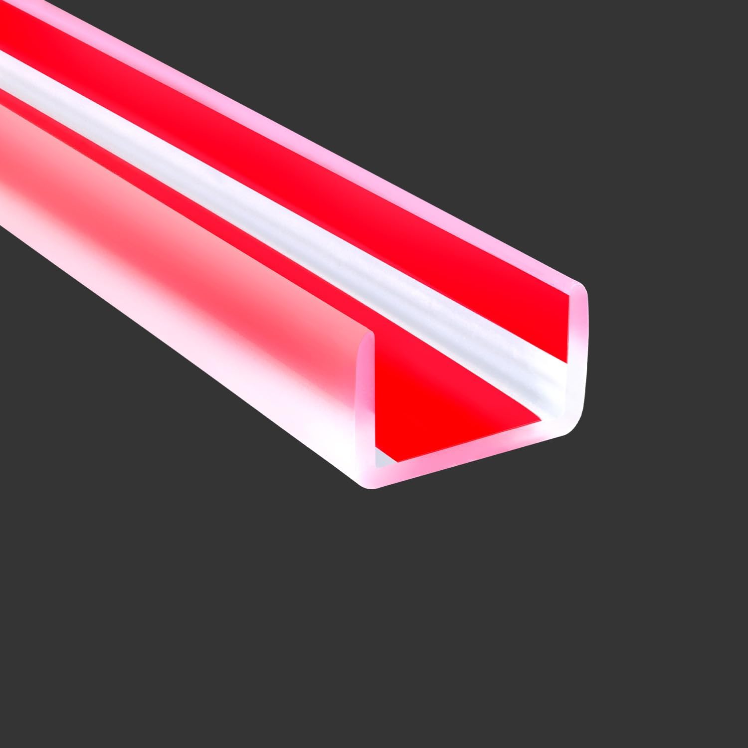 Clear Rubber Edge Trim for Plywood and Glasses - Self-Adhesive