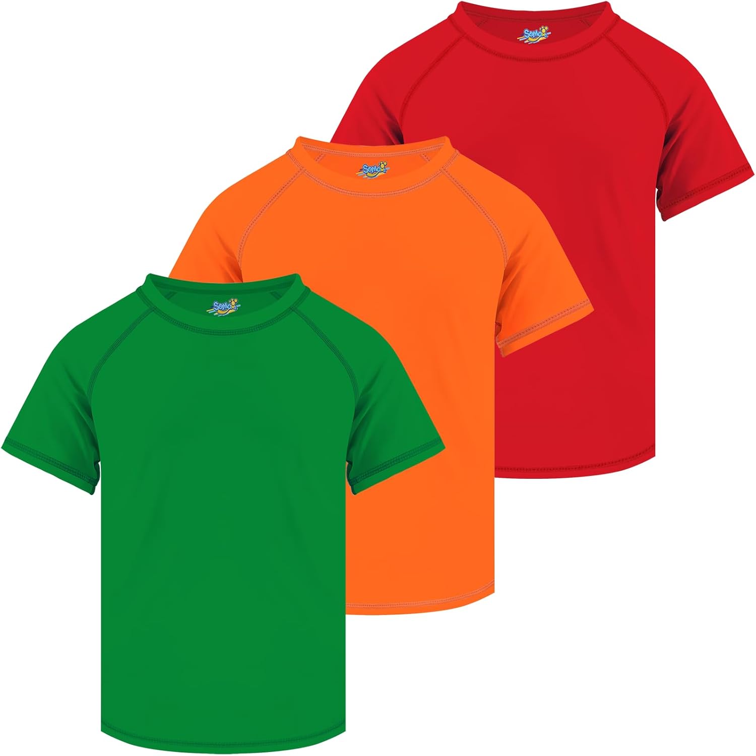 Semois Boys Rash Guard Swim Shirt for Toddler and Youth