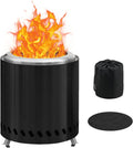 Tabletop Solo Fire Pit with Stand - Portable Smokeless Mini Bonfire