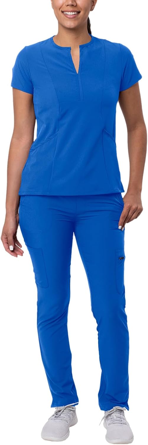 Adar Addition Go-Higher Scrub Set for Women - Stylish Comfort
