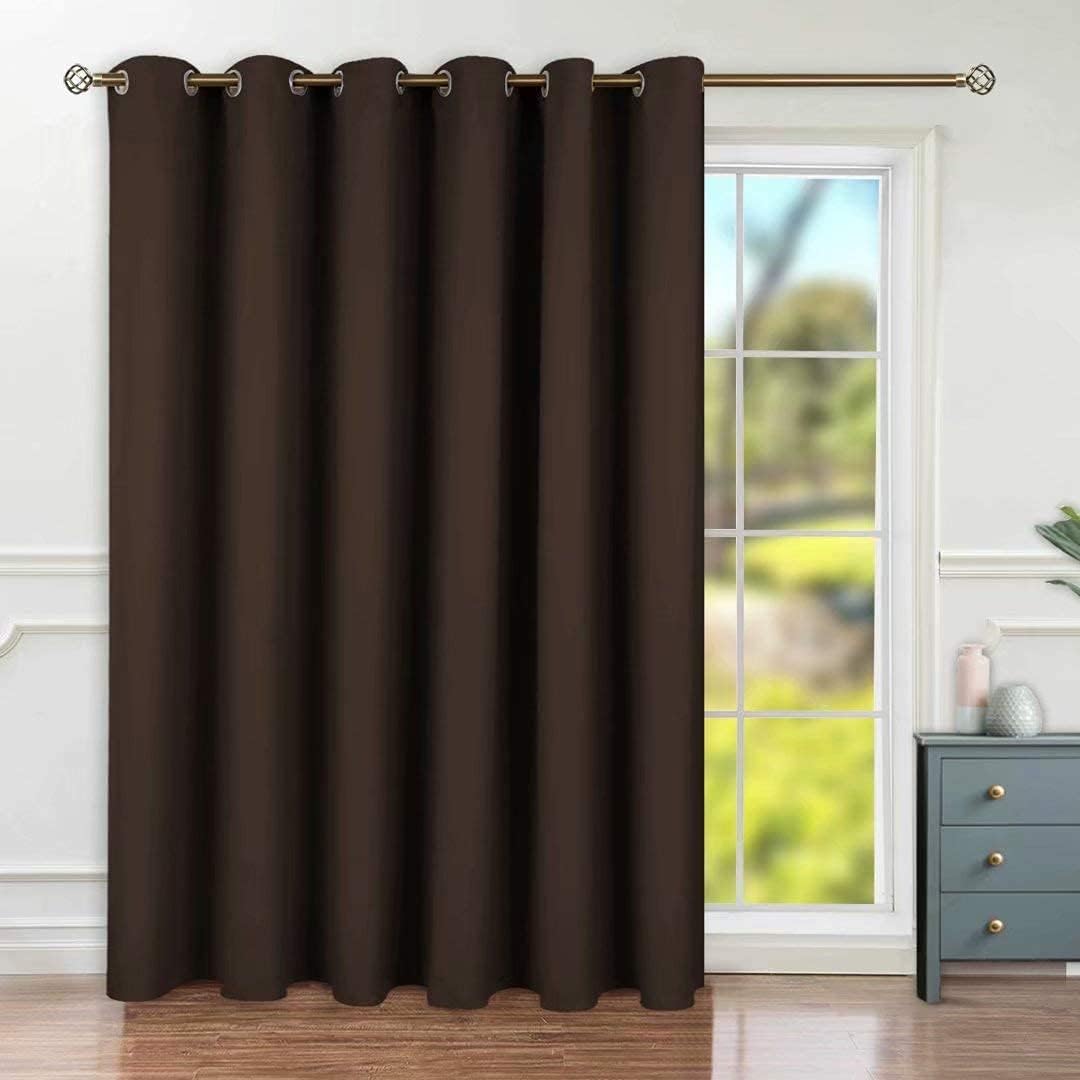 BGment Fashion Sliding Door Curtain for Room Darkening Needs