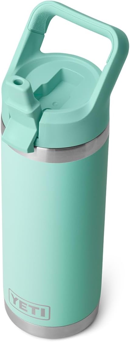 YETI Rambler 18 oz Bottle: Insulated Stainless Steel Straw Cap