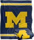 University of Michigan Primary Logo Silky Touch Throw Blanket