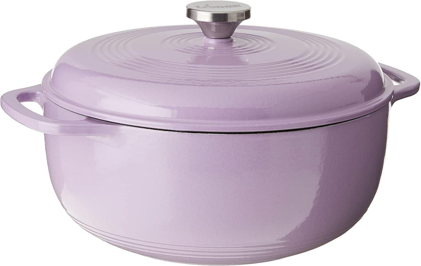 Lodge 3 Quart Enameled Cast Iron Dutch Oven in Lilac Color