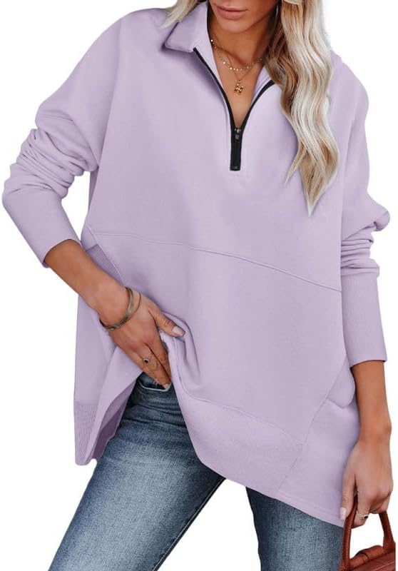 Dokotoo Casual Oversized Sweatshirt: Chic & Comfy Style!