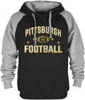 Men's Classic Pullover Hoodie with Fully Embroidered Football Design