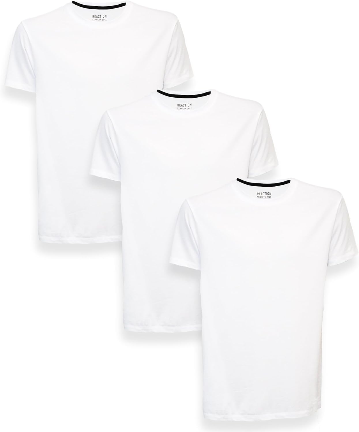 Kenneth Cole REACTION Mens T-Shirt Pack of 3 for Everyday Wear
