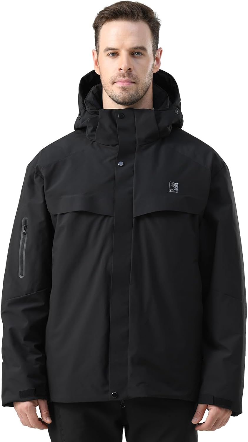 JIAOSHI Mens Waterproof Ski Jacket ~Ultimate Warmth~