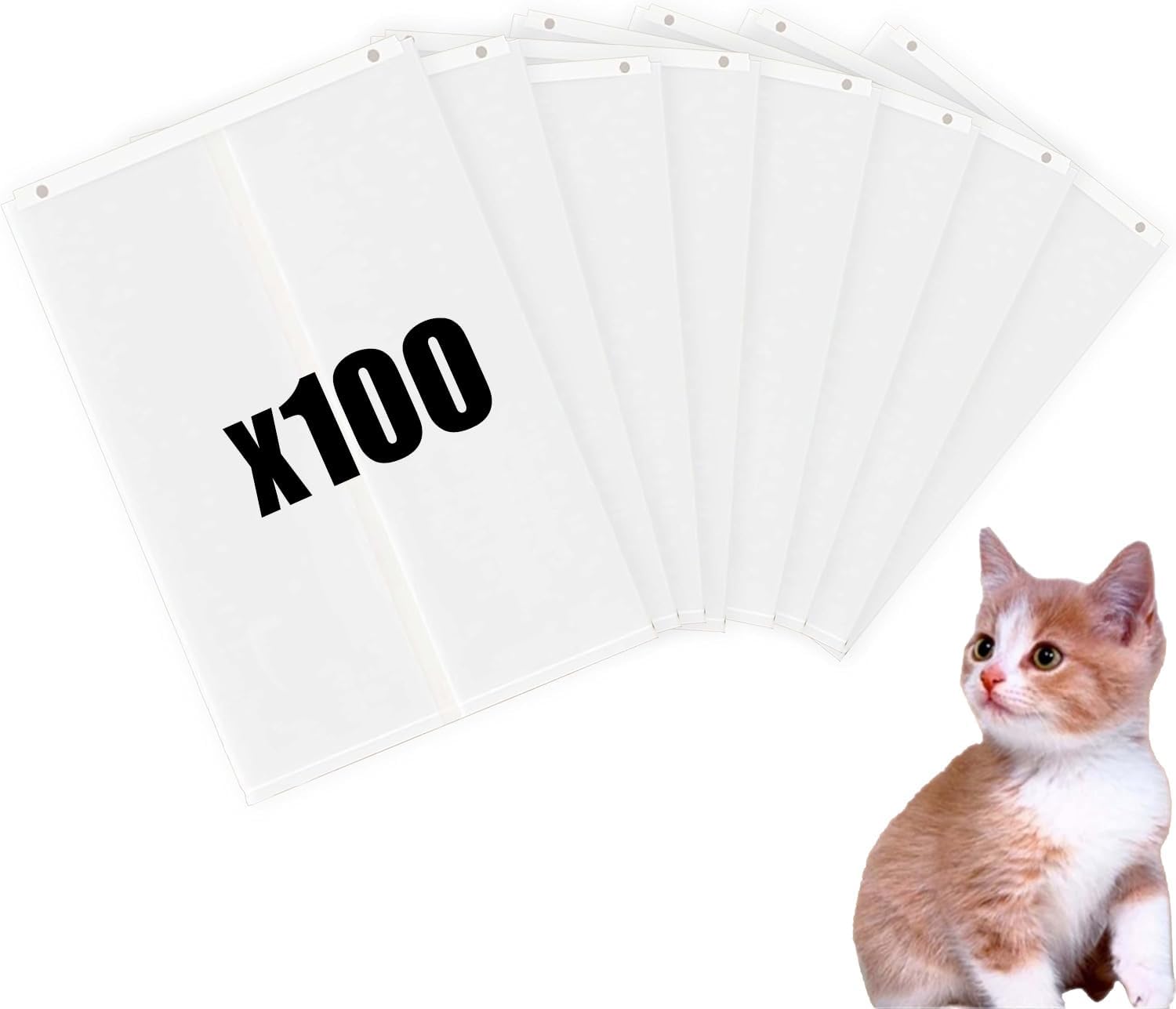 Cat Litter Box Liners for PetSnowy SNOW+ - 100 Self-Sealing Bags