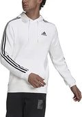adidas Men's Essentials Fleece 3-Stripes Hoodie - Comfortable Everyday