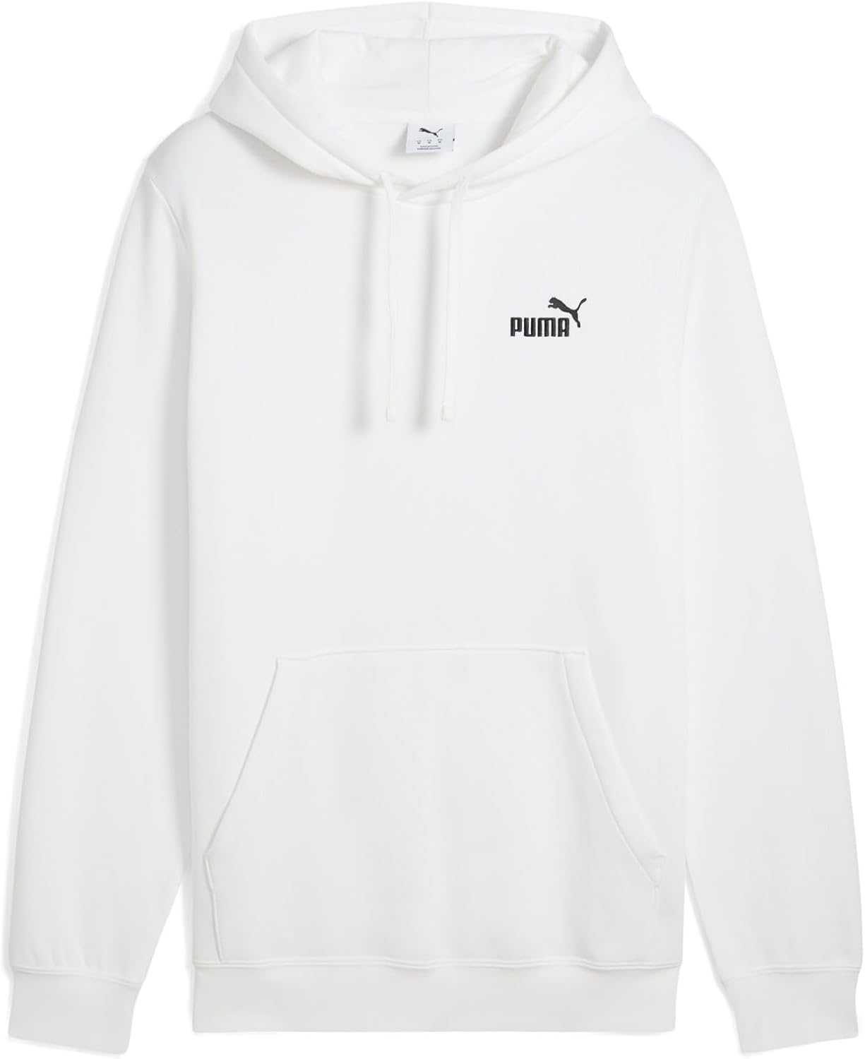 PUMA Essentials Logo Fleece Hoodie for Men in Plus Sizes