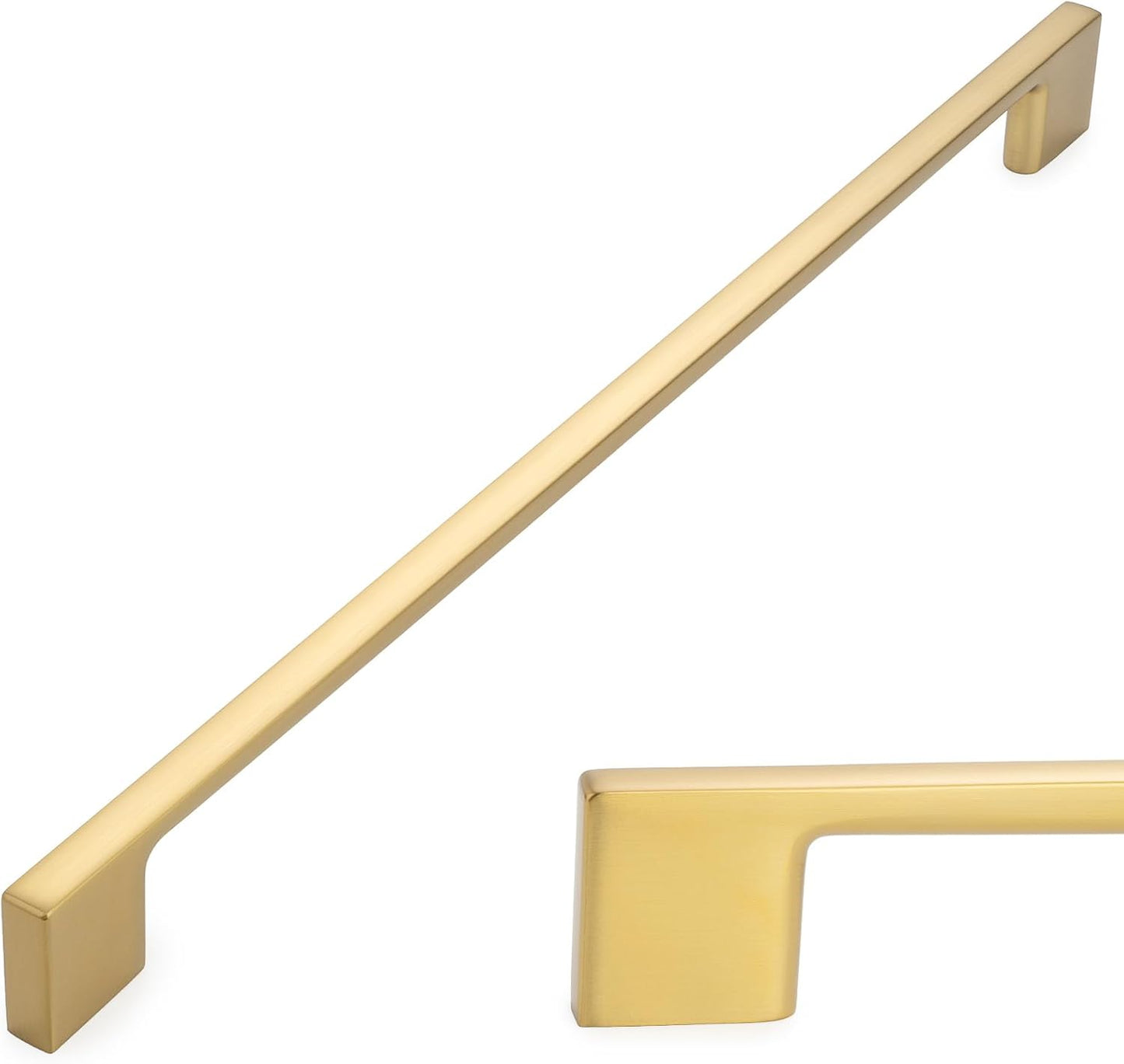 Brushed Gold Kitchen Cabinet Pulls for Elegant Home Decor