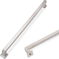 10 in Cabinet Handles 10 Pack Satin Nickel Pulls - Solid Zinc Alloy