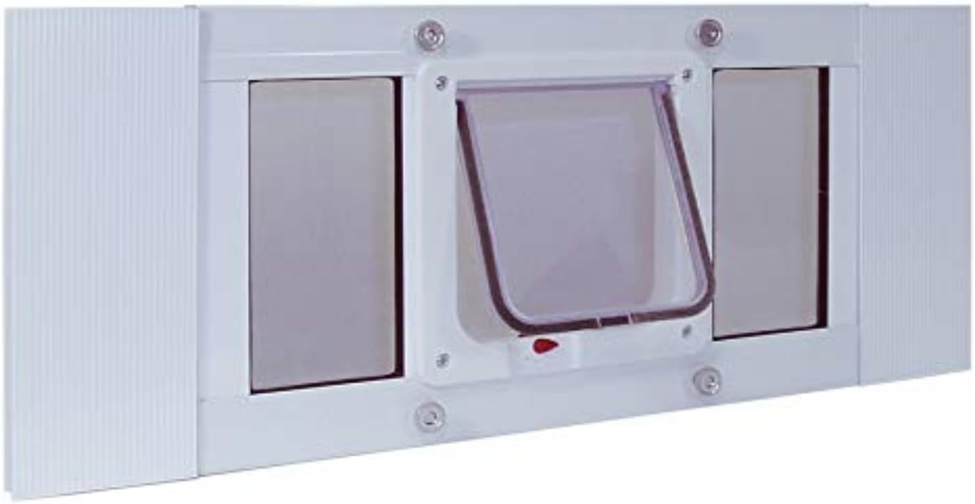 Ideal Pet Products Aluminum Sash Window Pet Door for Cats