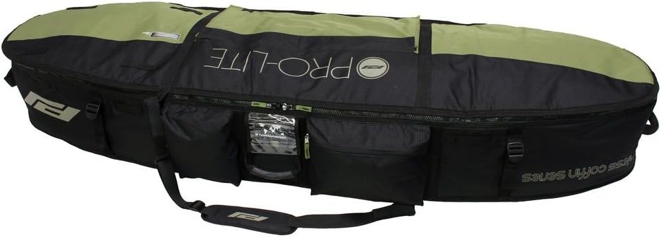 Pro-Lite Finless Coffin Surfboard Travel Bag - Carry 3-4 Boards Easily