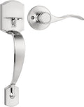 Camelot Trim Lower Half Handleset with Accent Wave Lever - Durable