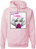 Unisex Graphic Hoodie Sweatshirt - Being Normal is Boring