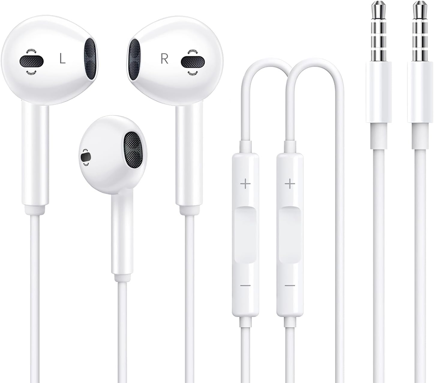 Apple MFi Certified Earbuds: Crisp Sound & Control