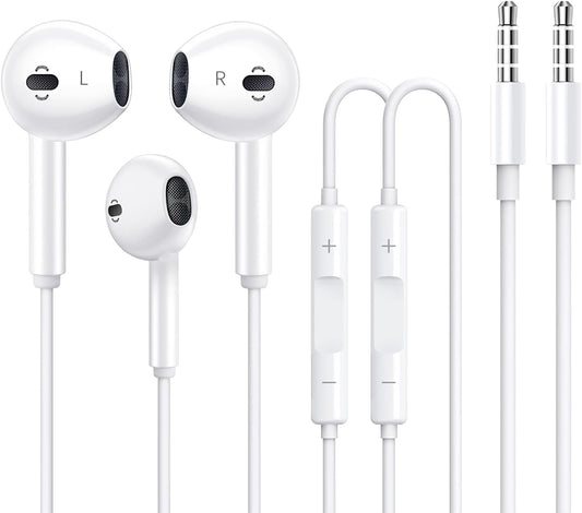Apple MFi Certified Earbuds: Crisp Sound & Control