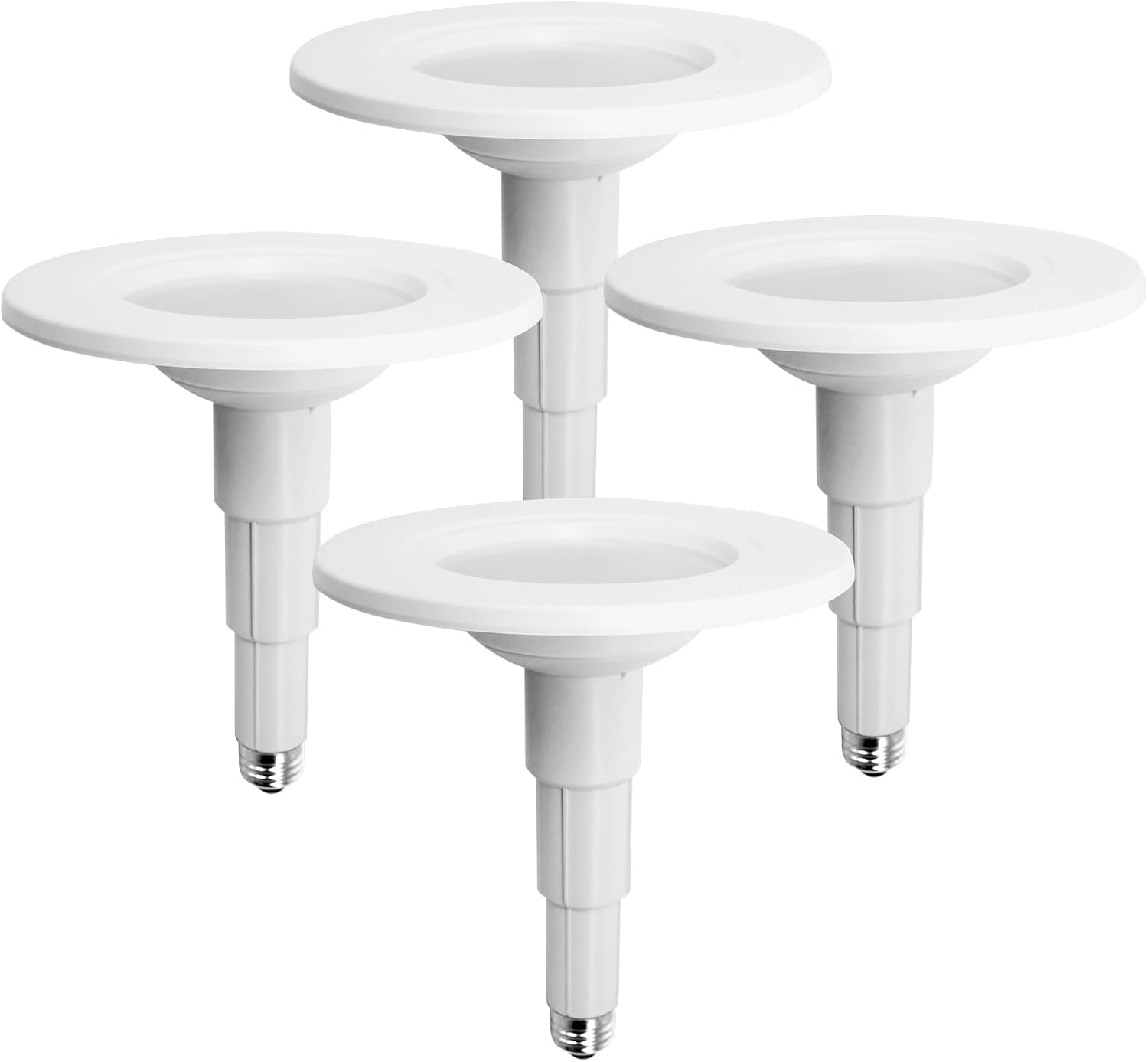 Jolux 4-Pack 5/6 Inch Retrofit LED Can Lights for Home Use