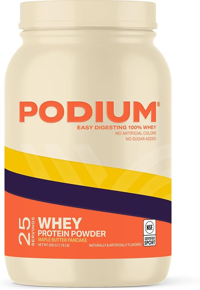 Podium Nutrition Whey Protein Powder - Maple Butter Pancake Flavor