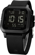 Waterproof LED Men's Watch - Big Numbers, Alarm, Stopwatch