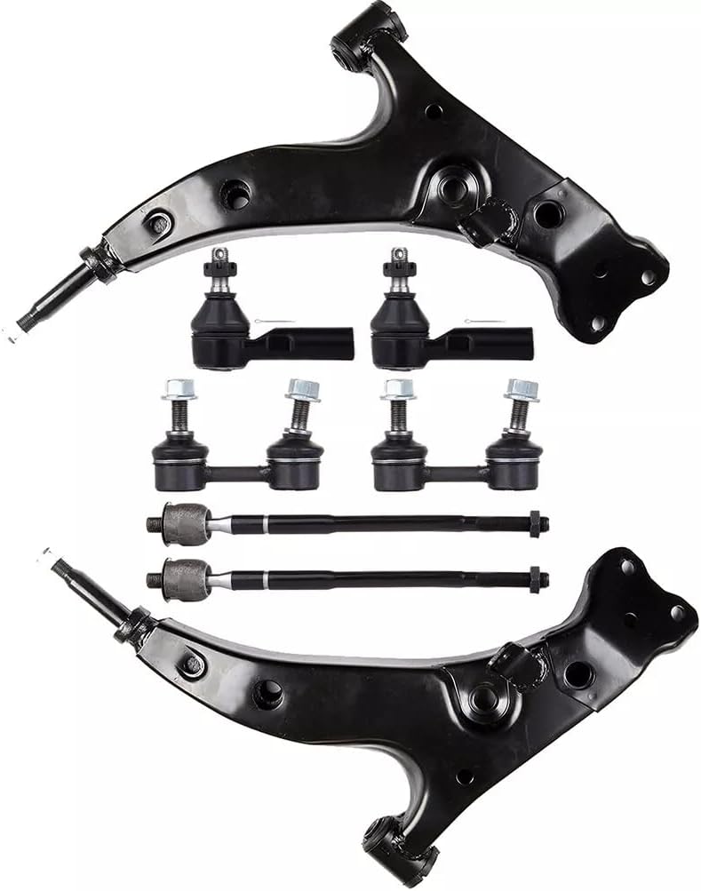 8pc Front Lower Control Arm Ball Joint Tie Rod End for Toyota