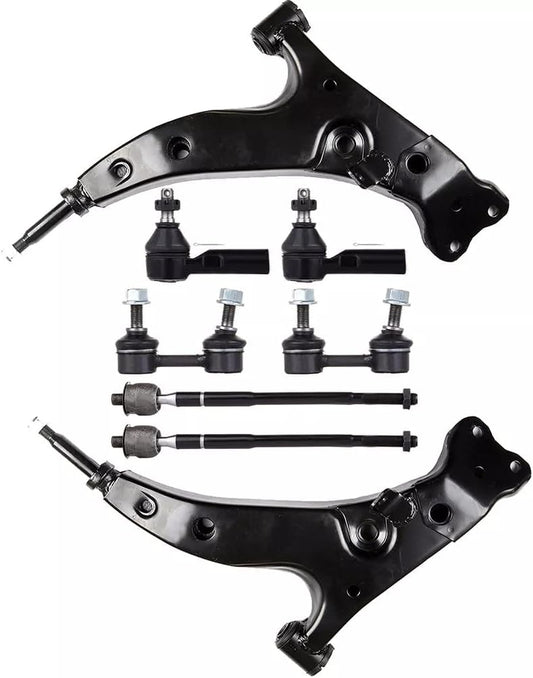 8pc Front Lower Control Arm Ball Joint Tie Rod End for Toyota