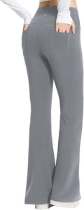 baleaf Womens Cotton Flare Yoga Pants High Waisted Bootcut