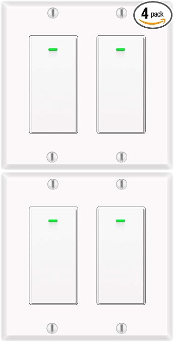 Smart WiFi Light Switch with Voice Control and Remote Access