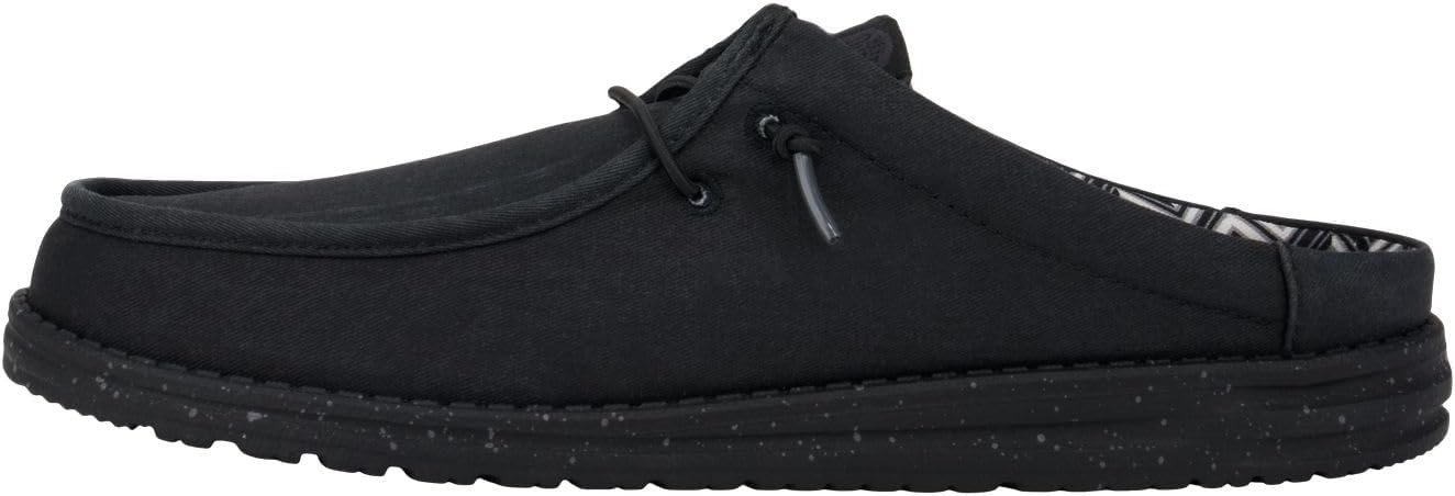 HEYDUDE Men's Wally Slip Stretch Canvas Comfortable Loafers