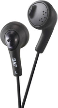 JVC Gumy Ear Bud Headphone Black - Comfortable Bass-Focused Fit