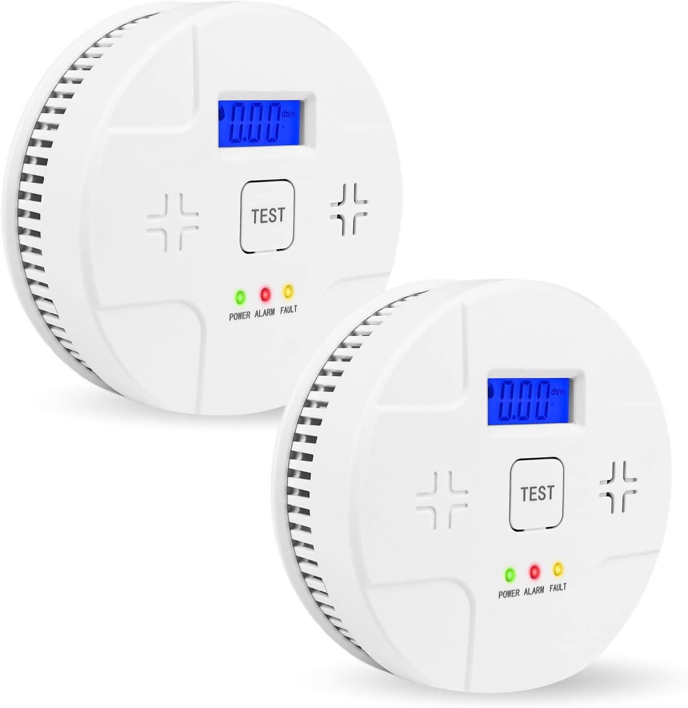 Smoke & Carbon Monoxide Alarms with Digital Display for Safety