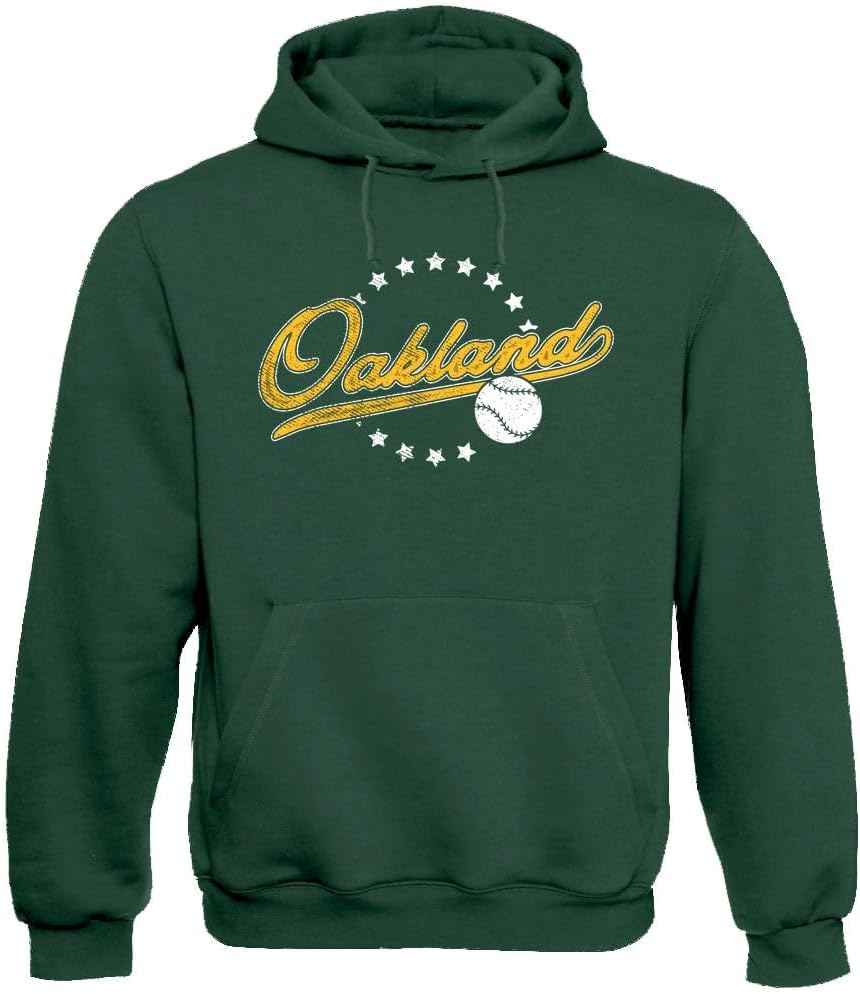 Xtreme Apparrel Team Vintage Style Men's Hoodie for Baseball Fans