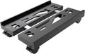 Adjustable Mobile CPU Stand with 4 Caster Wheels - Ventilated PC Riser
