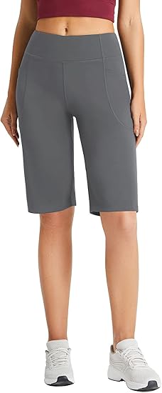 BALEAF Women's 12in Bermuda Shorts for Athletic Comfort
