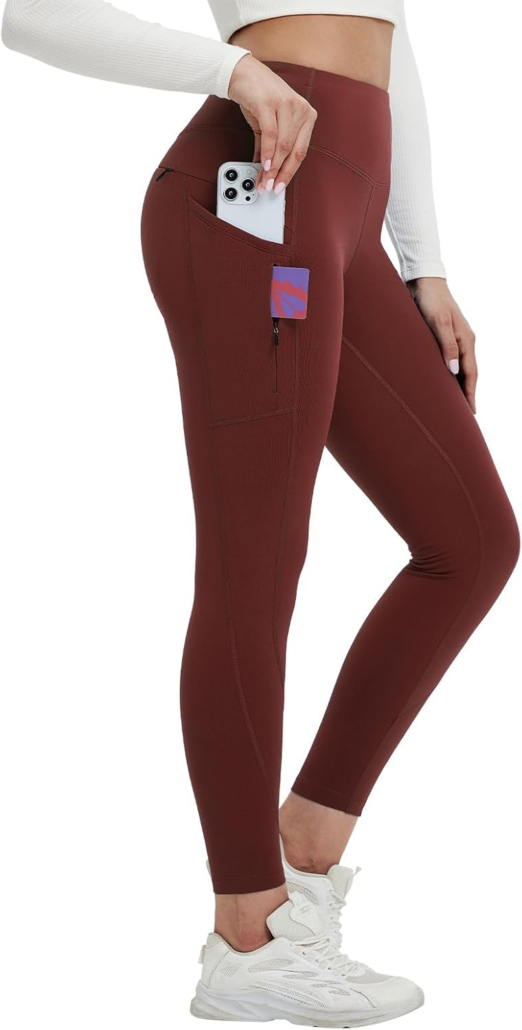 Baleaf Women's Fleece Lined Leggings for Cold Weather Comfort