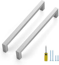 Stainless Steel 8 Inch Cabinet Pulls Brushed Nickel - 25 Pack